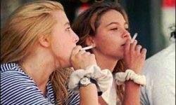 Динамика распространенности курения среди учащихся в США